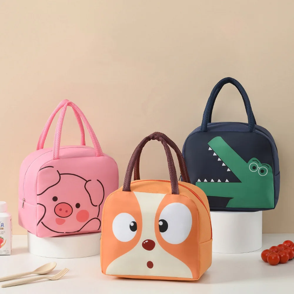 Cartoon Animals Thermal Lunch Bags For Children With Free Shipping Kids Girls Storage Banto Lunchbox Food Bag Insulation Bags Cartoon Animals Thermal Lunch Bags For Children With Free Shipping Kids Girls Storage Banto Lunchbox Food Bag Insulation Bags