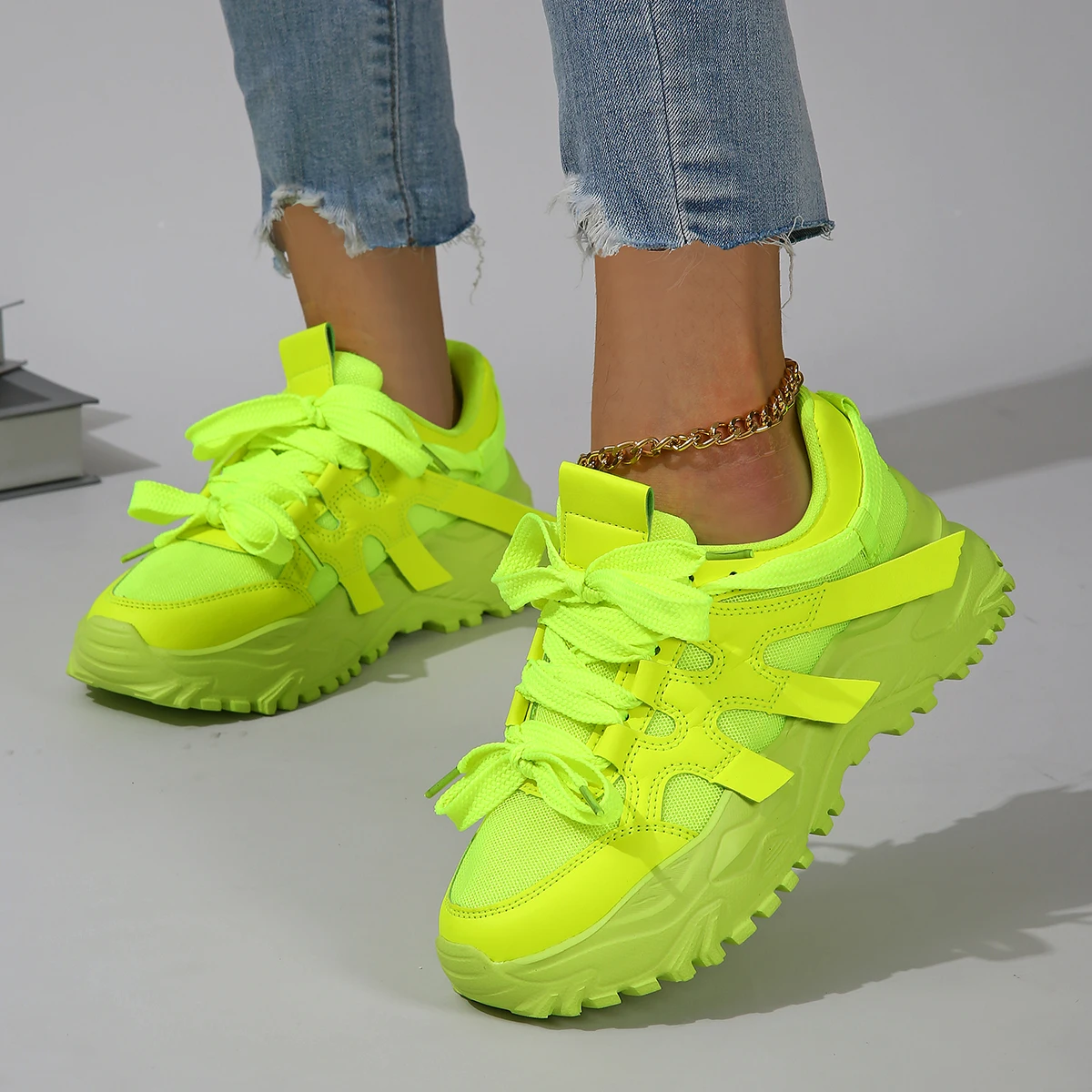 Woman Sneakers Platform Sports Shoes Comfortable Sports Casual Shoes Zapatillas Increase Height Walking Shoes