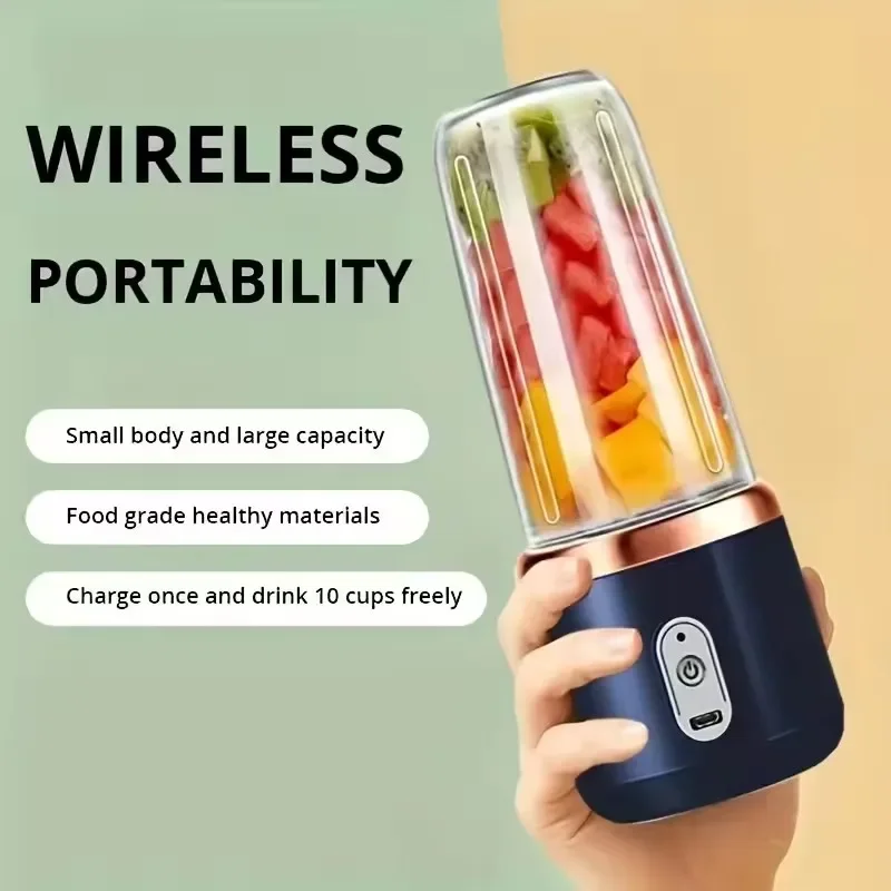 1pc Portable Small Electric Juicer Blue/Pink Stainless Steel Blade Cup Juicer Fruit Automatic Smoothie Blender Kitchen Tool 1pc Portable Small Electric Juicer Blue/Pink Stainless Steel Blade Cup Juicer Fruit Automatic Smoothie Blender Kitchen Tool