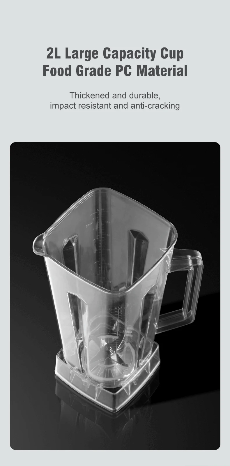 Heavy Duty Commercial BlenderJuicer Food Processor Ice Smoothies Blender Mixer High Power Juice maker Crusher 2000W EU Plug Heavy Duty Commercial BlenderJuicer Food Processor Ice Smoothies Blender Mixer High Power Juice maker Crusher 2000W EU Plug