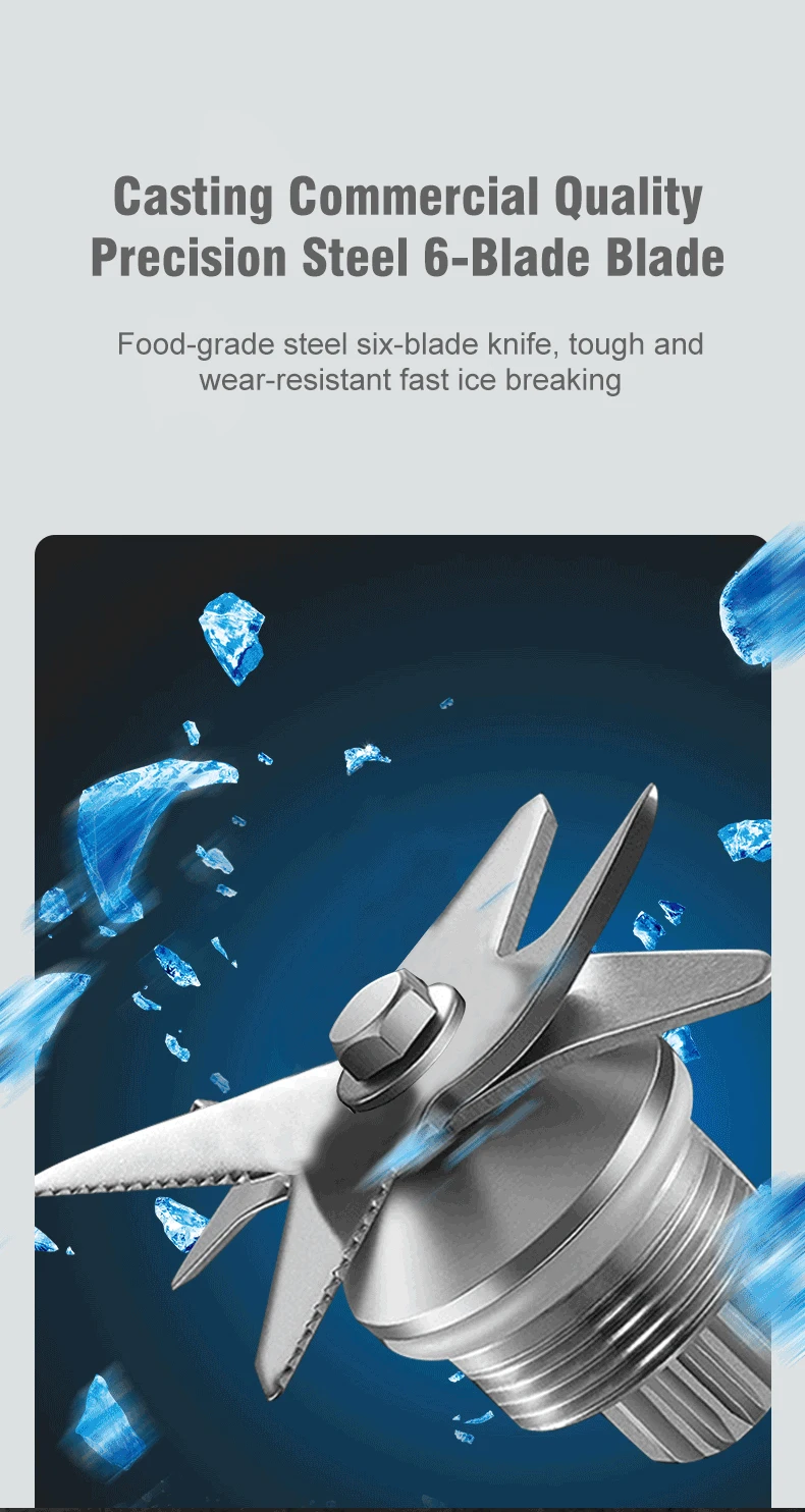 Heavy Duty Commercial BlenderJuicer Food Processor Ice Smoothies Blender Mixer High Power Juice maker Crusher 2000W EU Plug Heavy Duty Commercial BlenderJuicer Food Processor Ice Smoothies Blender Mixer High Power Juice maker Crusher 2000W EU Plug