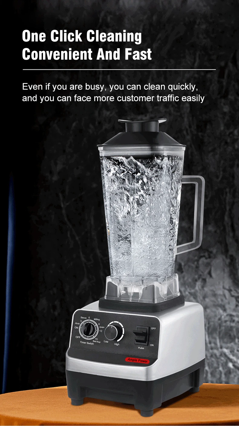 Heavy Duty Commercial BlenderJuicer Food Processor Ice Smoothies Blender Mixer High Power Juice maker Crusher 2000W EU Plug Heavy Duty Commercial BlenderJuicer Food Processor Ice Smoothies Blender Mixer High Power Juice maker Crusher 2000W EU Plug