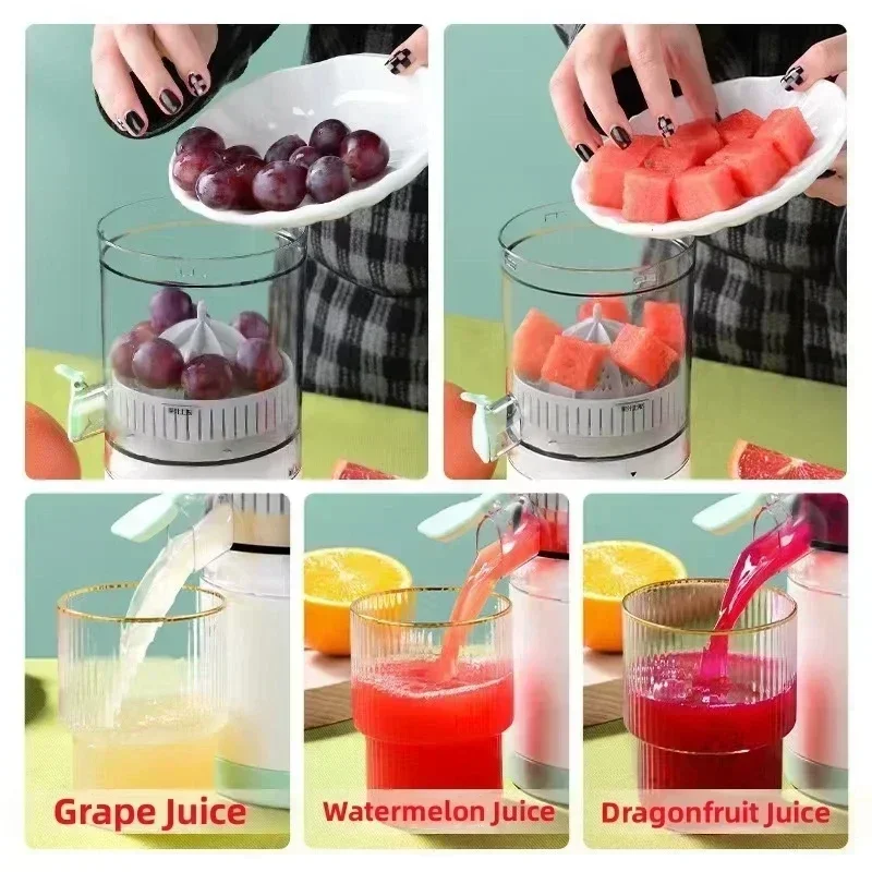 Electric Juicer Juice Cup Citrus Orange Lemon Squeezer USB Charging Kitchen Fruit Juicer Blender Fresh Separator Press Machine Electric Juicer Juice Cup Citrus Orange Lemon Squeezer USB Charging Kitchen Fruit Juicer Blender Fresh Separator Press Machine