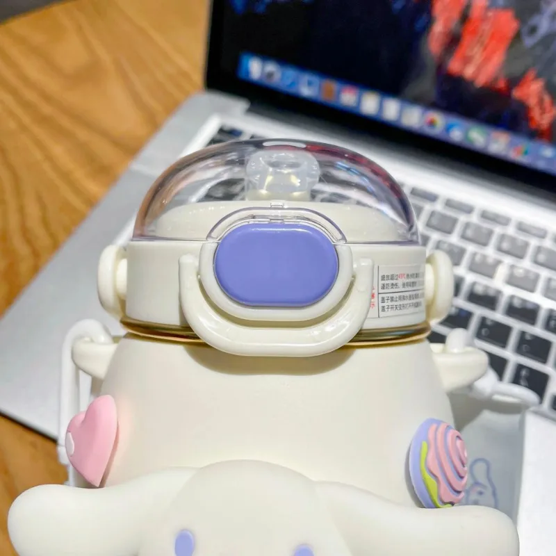 700ml Kulomi Cute Girl Thermo Bottle 316 Stainless Steel Insulated Water Bottle Student Anti Drop Vacuum Insulated Cup