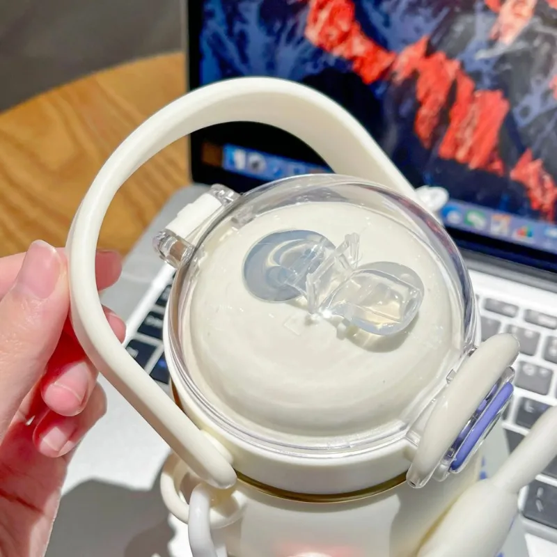 700ml Kulomi Cute Girl Thermo Bottle 316 Stainless Steel Insulated Water Bottle Student Anti Drop Vacuum Insulated Cup