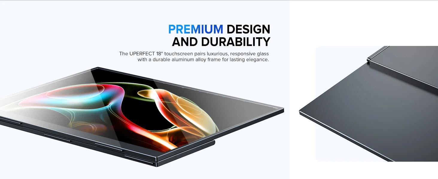 UPERFECT 18Inch 2.5K 144Hz 400Nits Touch Monitor Portable Gaming PC Display Laptop Extended Second Screen With Type C Mini HDMI UPERFECT 18Inch 2.5K 144Hz 400Nits Touch Monitor Portable Gaming PC Display Laptop Extended Second Screen With Type C Mini HDMI