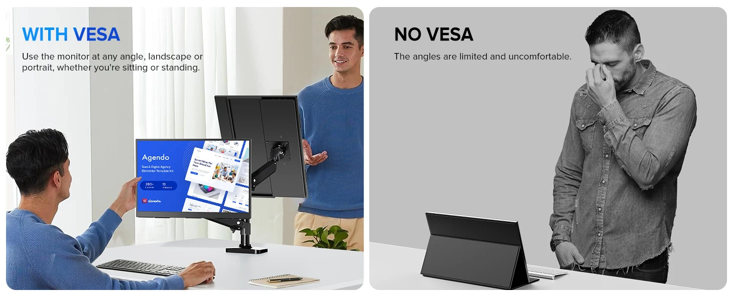 UPERFECT 18Inch 2.5K 144Hz 400Nits Touch Monitor Portable Gaming PC Display Laptop Extended Second Screen With Type C Mini HDMI UPERFECT 18Inch 2.5K 144Hz 400Nits Touch Monitor Portable Gaming PC Display Laptop Extended Second Screen With Type C Mini HDMI