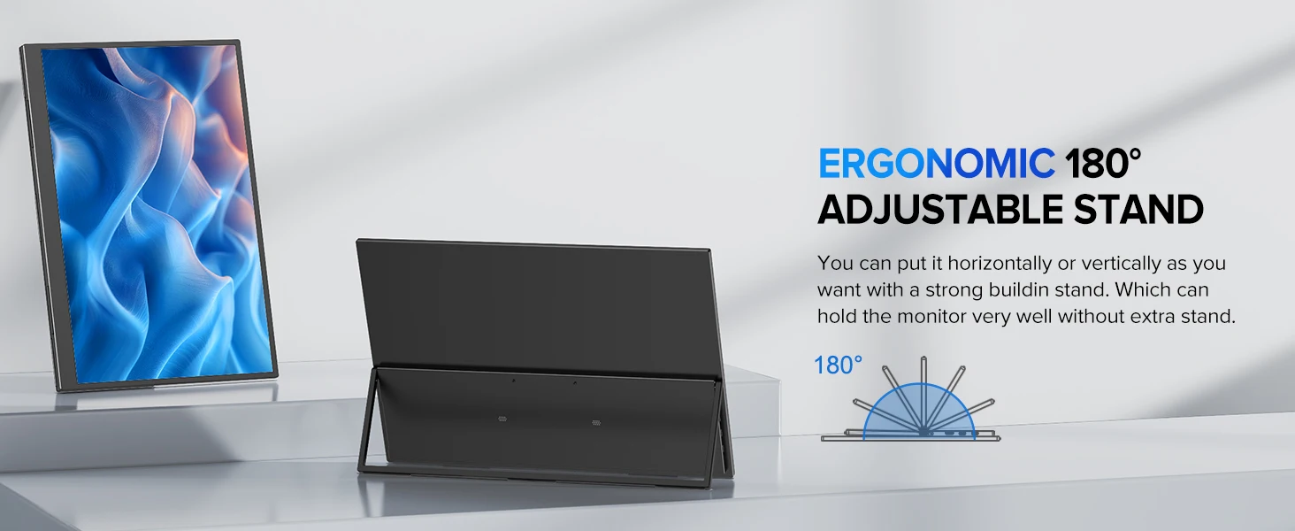 UPERFECT 18Inch 2.5K 144Hz 400Nits Touch Monitor Portable Gaming PC Display Laptop Extended Second Screen With Type C Mini HDMI UPERFECT 18Inch 2.5K 144Hz 400Nits Touch Monitor Portable Gaming PC Display Laptop Extended Second Screen With Type C Mini HDMI