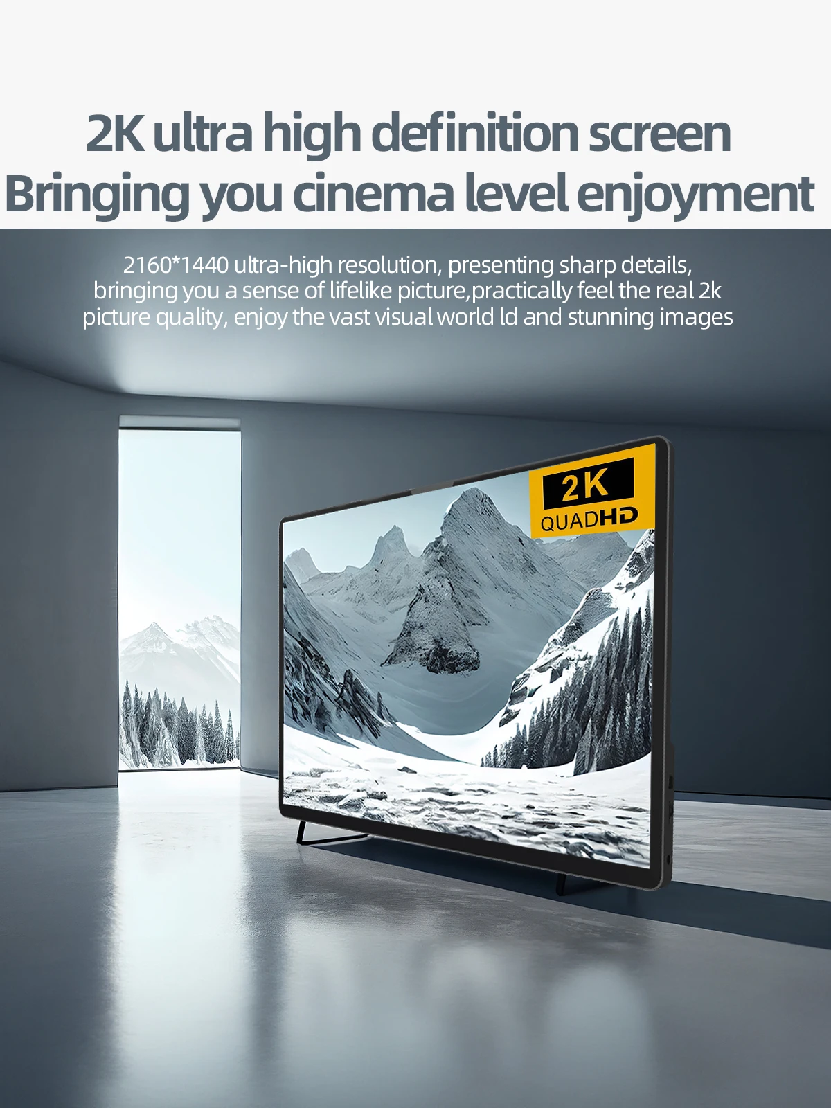 ZSUS 2160*1440 14-inch 2K Portable Monitor 60HZ For Laptop XBox PS4 / 5 Switch TV Box Cell Phone PC Extension Mobile ZSUS 2160*1440 14-inch 2K Portable Monitor 60HZ For Laptop XBox PS4 / 5 Switch TV Box Cell Phone PC Extension Mobile