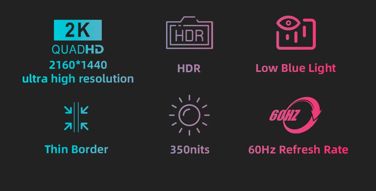 ZSUS 2160*1440 14-inch 2K Portable Monitor 60HZ For Laptop XBox PS4 / 5 Switch TV Box Cell Phone PC Extension Mobile ZSUS 2160*1440 14-inch 2K Portable Monitor 60HZ For Laptop XBox PS4 / 5 Switch TV Box Cell Phone PC Extension Mobile