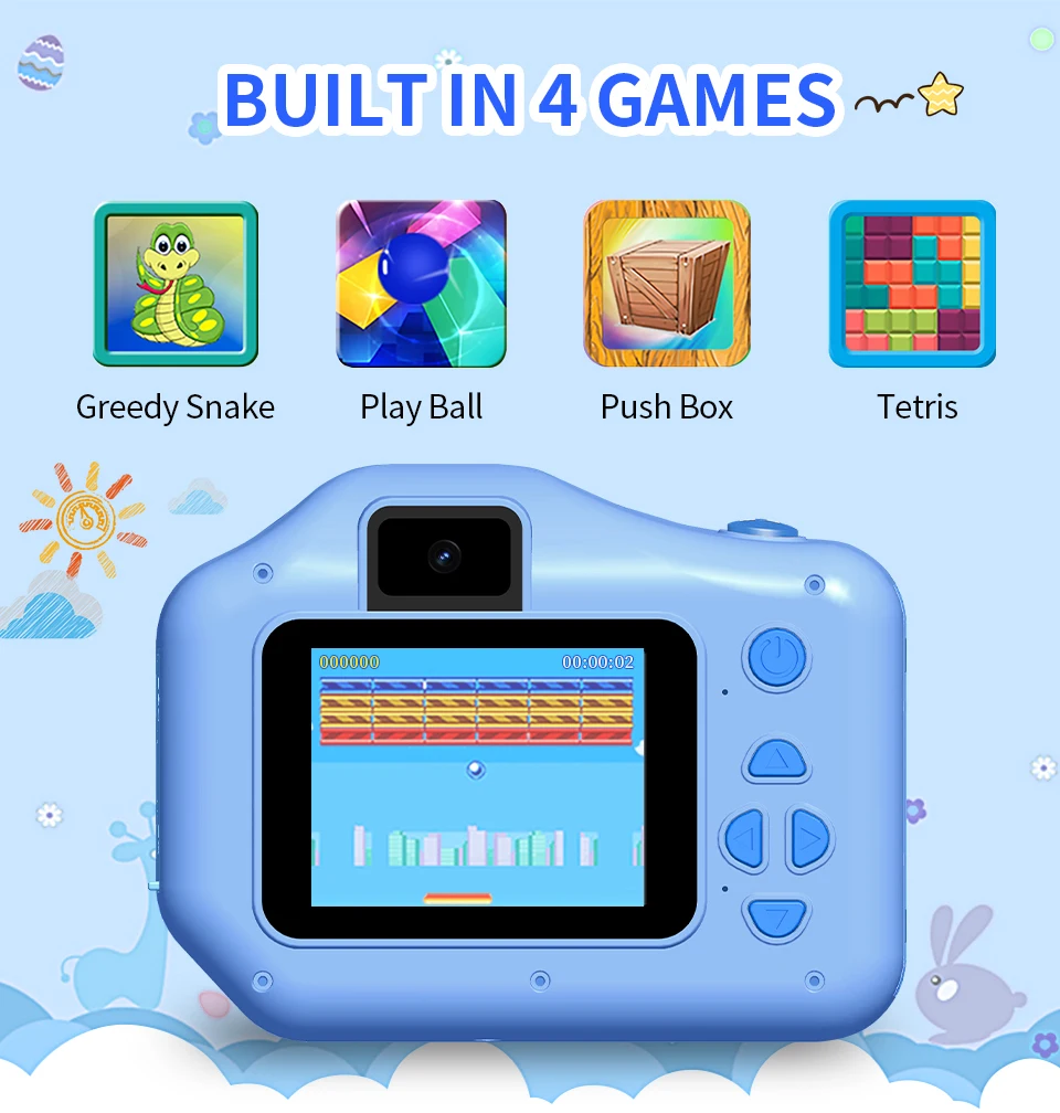 Children‘s Instant Printing Camera Kid Selfie Camera 10x Digital Zoom Kids Digital Photo Camera Video Boy's Birthday Gift Children‘s Instant Printing Camera Kid Selfie Camera 10x Digital Zoom Kids Digital Photo Camera Video Boy's Birthday Gift