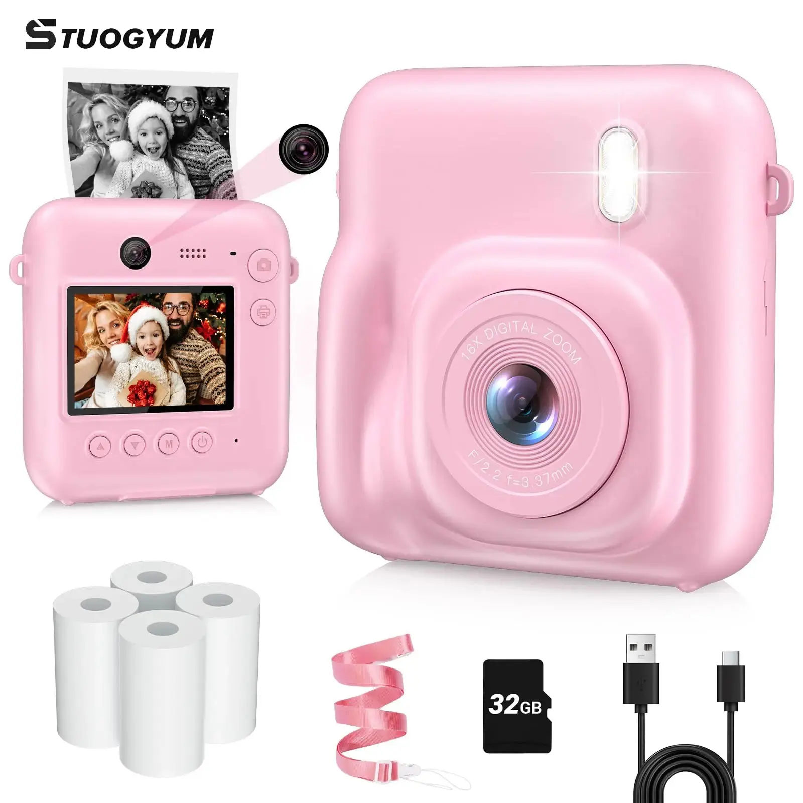 Digital Children Camera For Photography Instant Print Photo Kids Camera Mini Thermal Printer Video Educational Toys Gift Digital Children Camera For Photography Instant Print Photo Kids Camera Mini Thermal Printer Video Educational Toys Gift