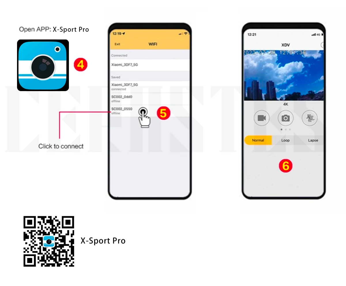 CERASTES Action Camera 4K60FPS With Remote Control Screen Waterproof Sport Camera drive recorder Sports Camera Helmet Action Cam