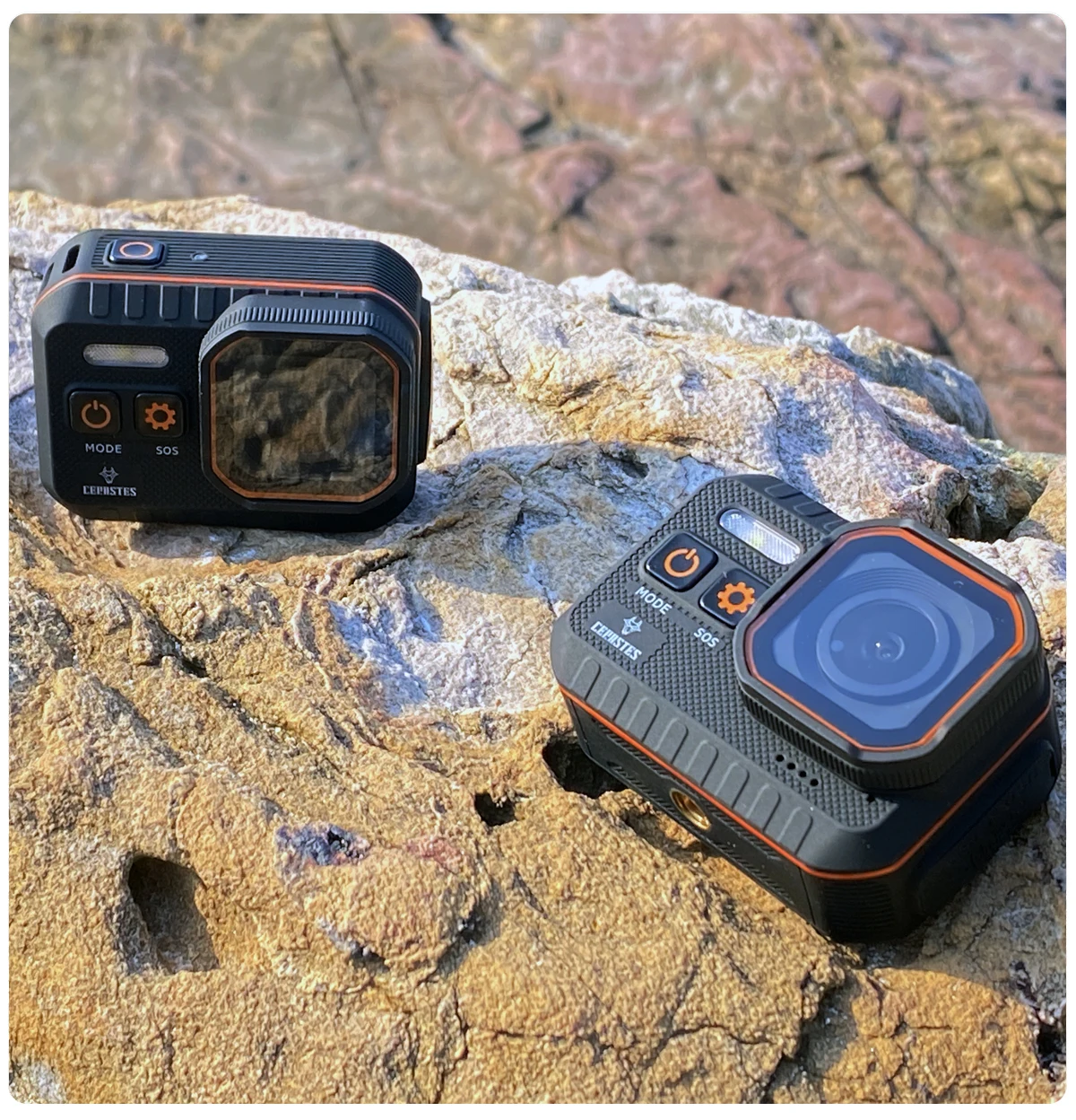 CERASTES Action Camera 4K60FPS With Remote Control Screen Waterproof Sport Camera drive recorder Sports Camera Helmet Action Cam