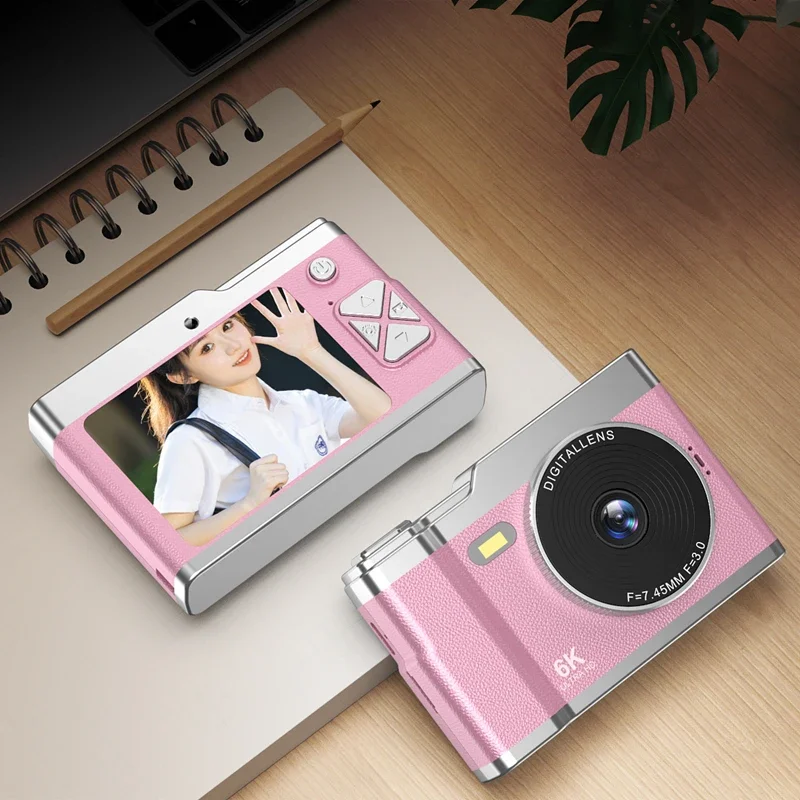 Xiaomi 6k Hd Digital Camera 6400W 2.4in Ips Display With Fill Light 8x Zoom Video Camera Student Ccd Portable Selfie Camera Xiaomi 6k Hd Digital Camera 6400W 2.4in Ips Display With Fill Light 8x Zoom Video Camera Student Ccd Portable Selfie Camera