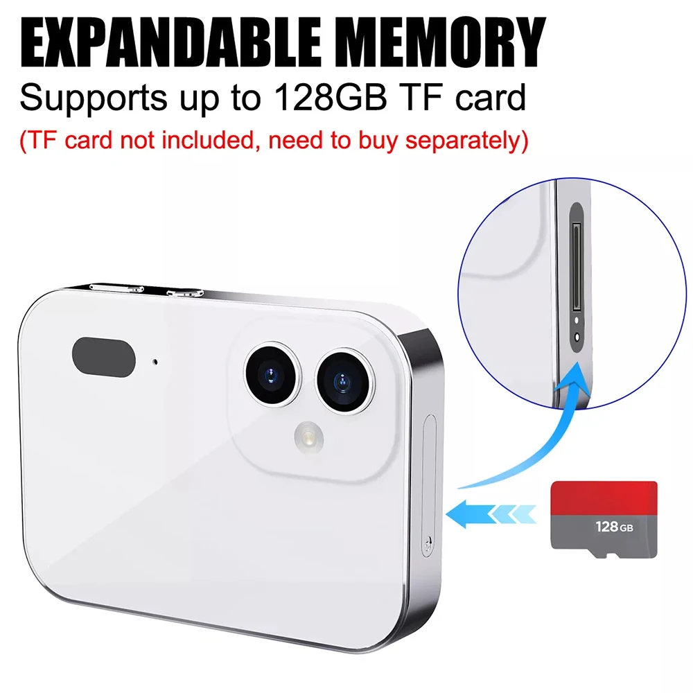 64GB D6 Digital Camera 4K HD Camera Recorder Music Player Touch Control Screen Vlogging Camera Night Vision 64MP Camcorder 64GB D6 Digital Camera 4K HD Camera Recorder Music Player Touch Control Screen Vlogging Camera Night Vision 64MP Camcorder