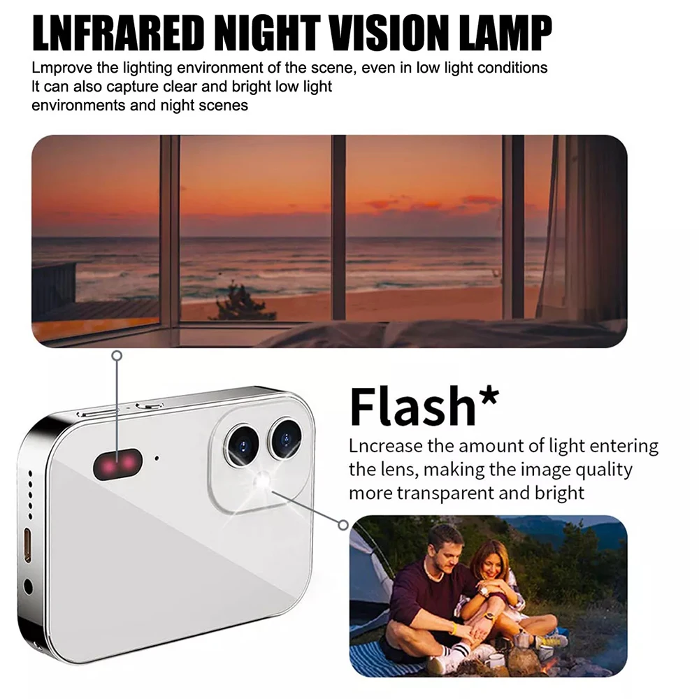 64GB D6 Digital Camera 4K HD Camera Recorder Music Player Touch Control Screen Vlogging Camera Night Vision 64MP Camcorder 64GB D6 Digital Camera 4K HD Camera Recorder Music Player Touch Control Screen Vlogging Camera Night Vision 64MP Camcorder