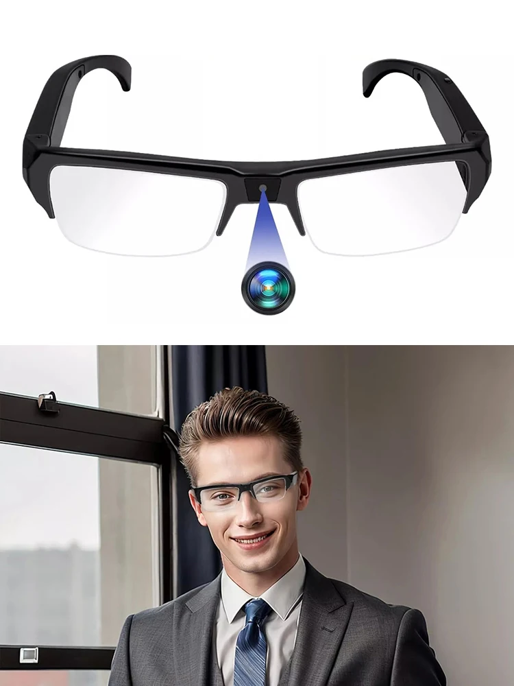 Intelligent Video Glasses, Equipped with Ultra-High Definition 4K Mini Camera, Capable of Recording Videos and Playing Music Intelligent Video Glasses, Equipped with Ultra-High Definition 4K Mini Camera, Capable of Recording Videos and Playing Music