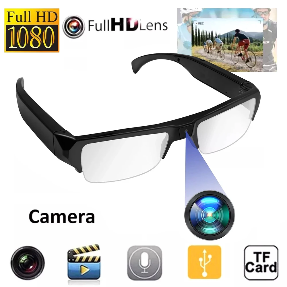 Intelligent Video Glasses, Equipped with Ultra-High Definition 4K Mini Camera, Capable of Recording Videos and Playing Music Intelligent Video Glasses, Equipped with Ultra-High Definition 4K Mini Camera, Capable of Recording Videos and Playing Music