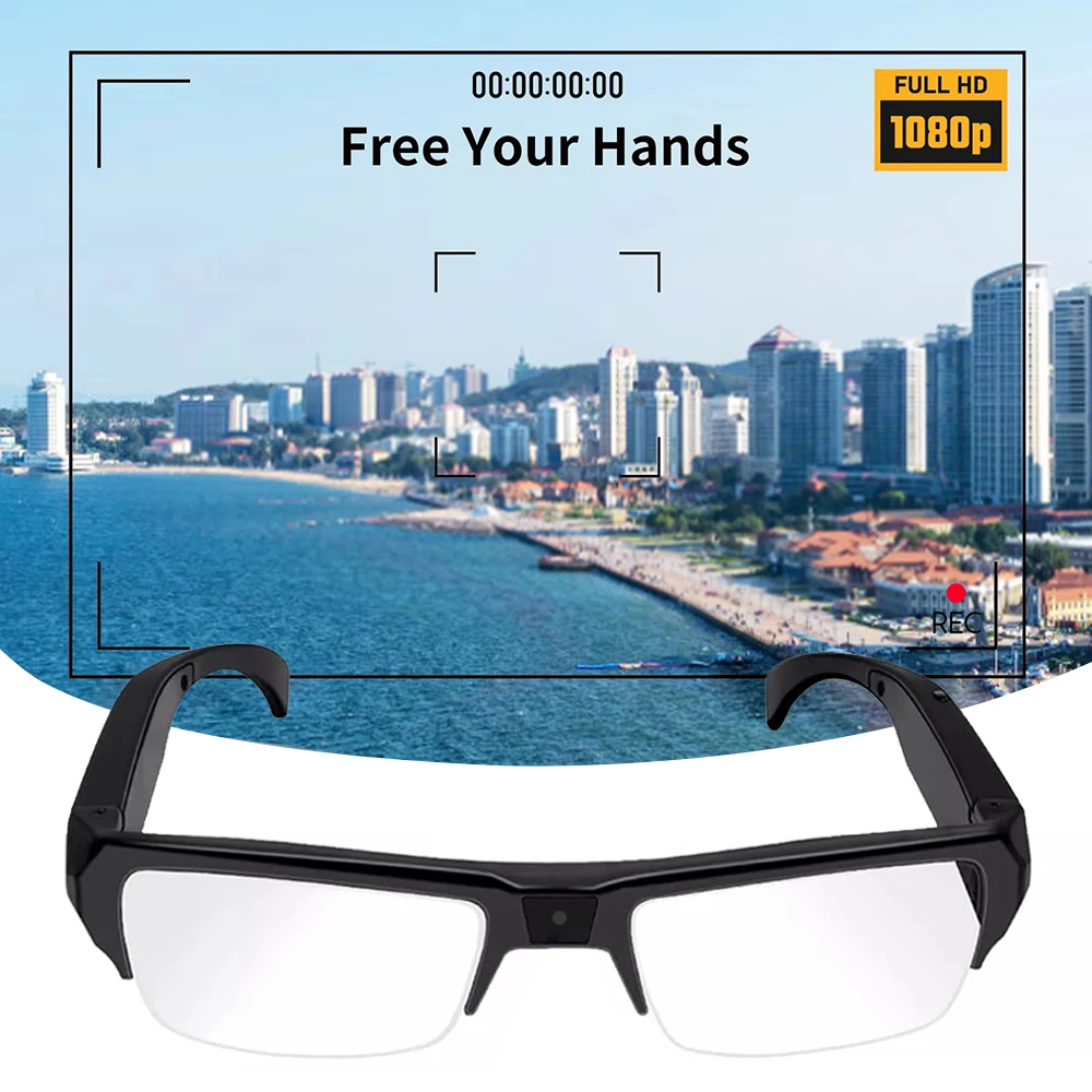 Intelligent Video Glasses, Equipped with Ultra-High Definition 4K Mini Camera, Capable of Recording Videos and Playing Music Intelligent Video Glasses, Equipped with Ultra-High Definition 4K Mini Camera, Capable of Recording Videos and Playing Music