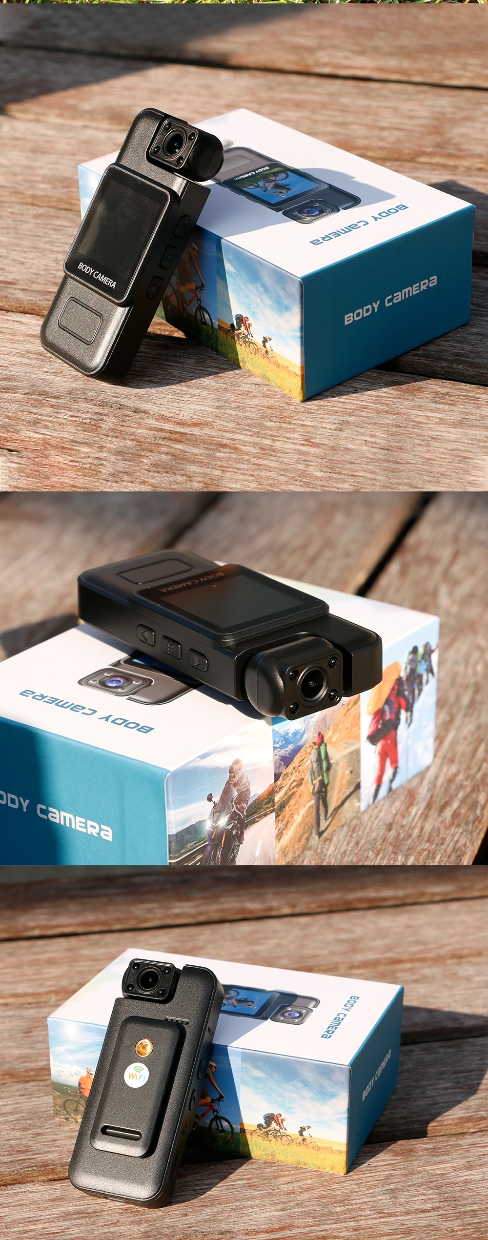 4K HD WiFi Mini Camera Portable Digital Video Recorder Color Screen Wearable Camera Night Vision Police Cam Small Bike Camcorder