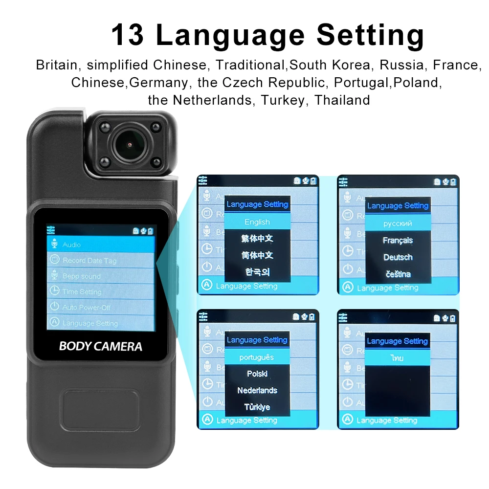 4K HD WiFi Mini Camera Portable Digital Video Recorder Color Screen Wearable Camera Night Vision Police Cam Small Bike Camcorder