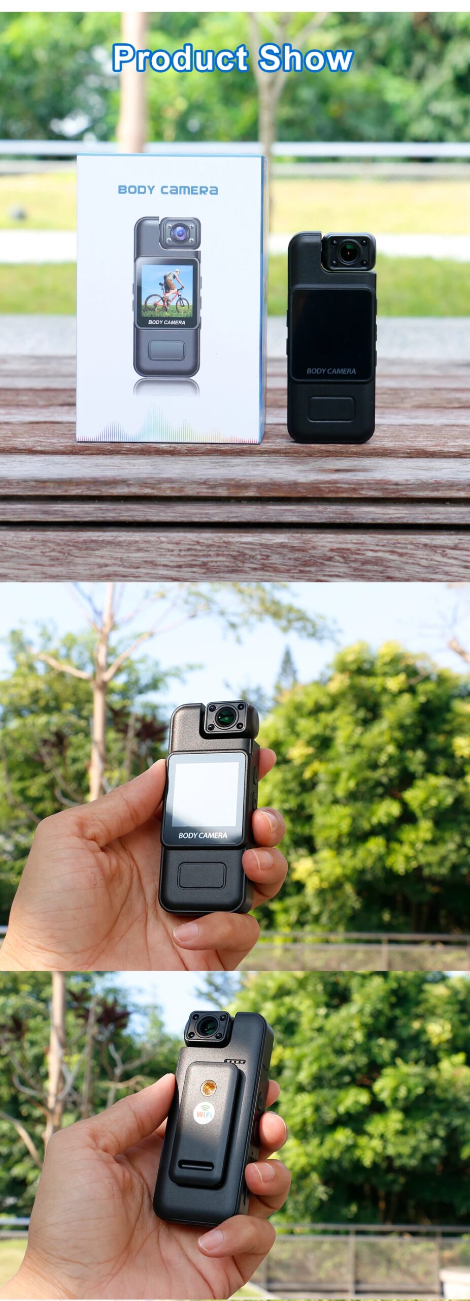 4K HD WiFi Mini Camera Portable Digital Video Recorder Color Screen Wearable Camera Night Vision Police Cam Small Bike Camcorder