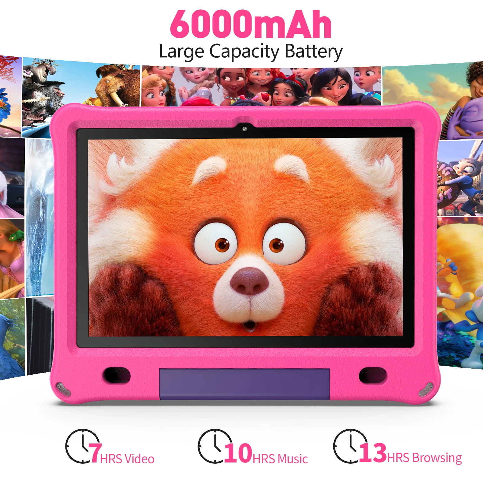 Pritom 10.1 Inch Kids Tablet Android 12 WIFI 6 Quad Core Processor 3GB RAM 64GB ROM YouTube with EVA Protective Case Pritom 10.1 Inch Kids Tablet Android 12 WIFI 6 Quad Core Processor 3GB RAM 64GB ROM YouTube with EVA Protective Case