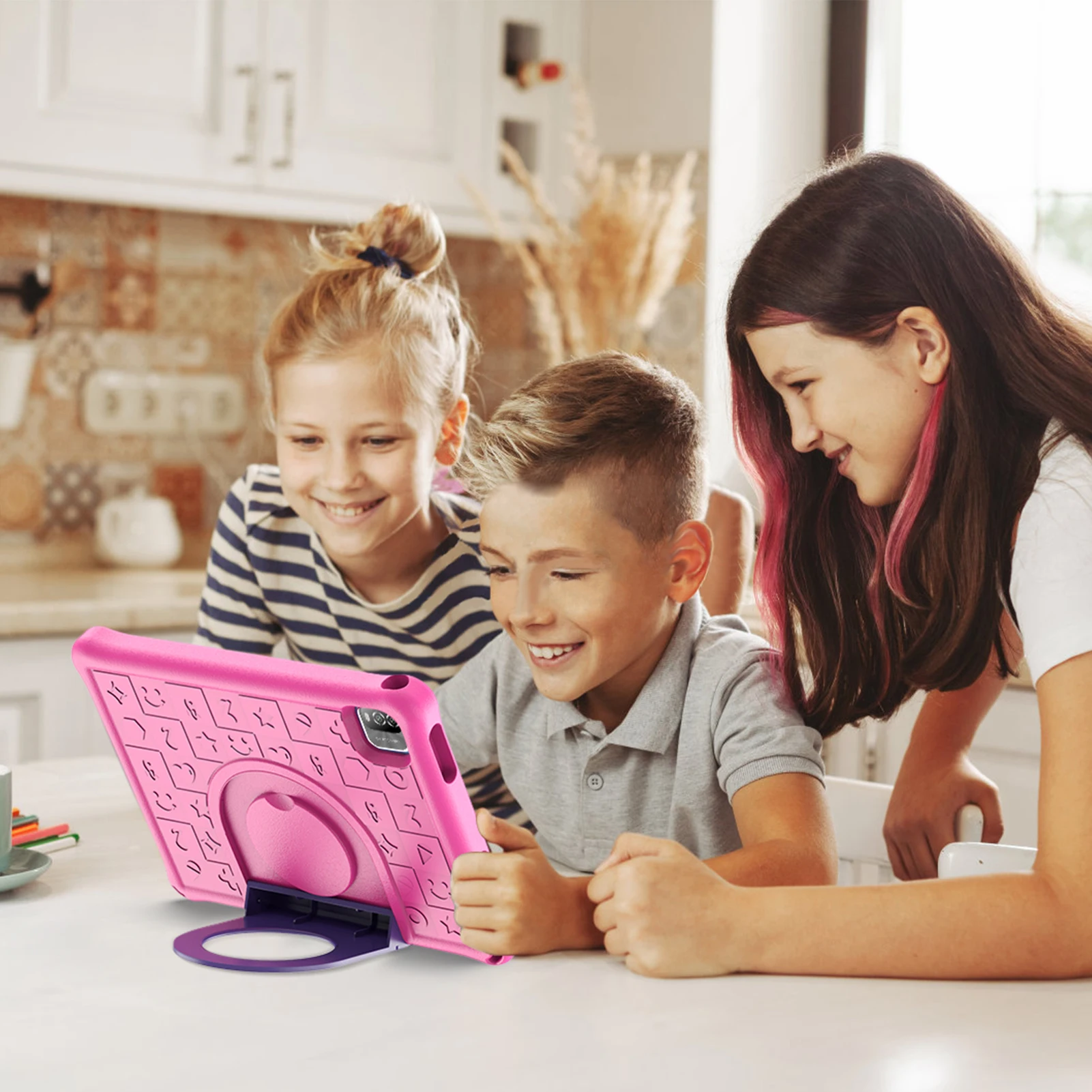 Pritom 10.1 Inch Kids Tablet Android 12 WIFI 6 Quad Core Processor 3GB RAM 64GB ROM YouTube with EVA Protective Case Pritom 10.1 Inch Kids Tablet Android 12 WIFI 6 Quad Core Processor 3GB RAM 64GB ROM YouTube with EVA Protective Case