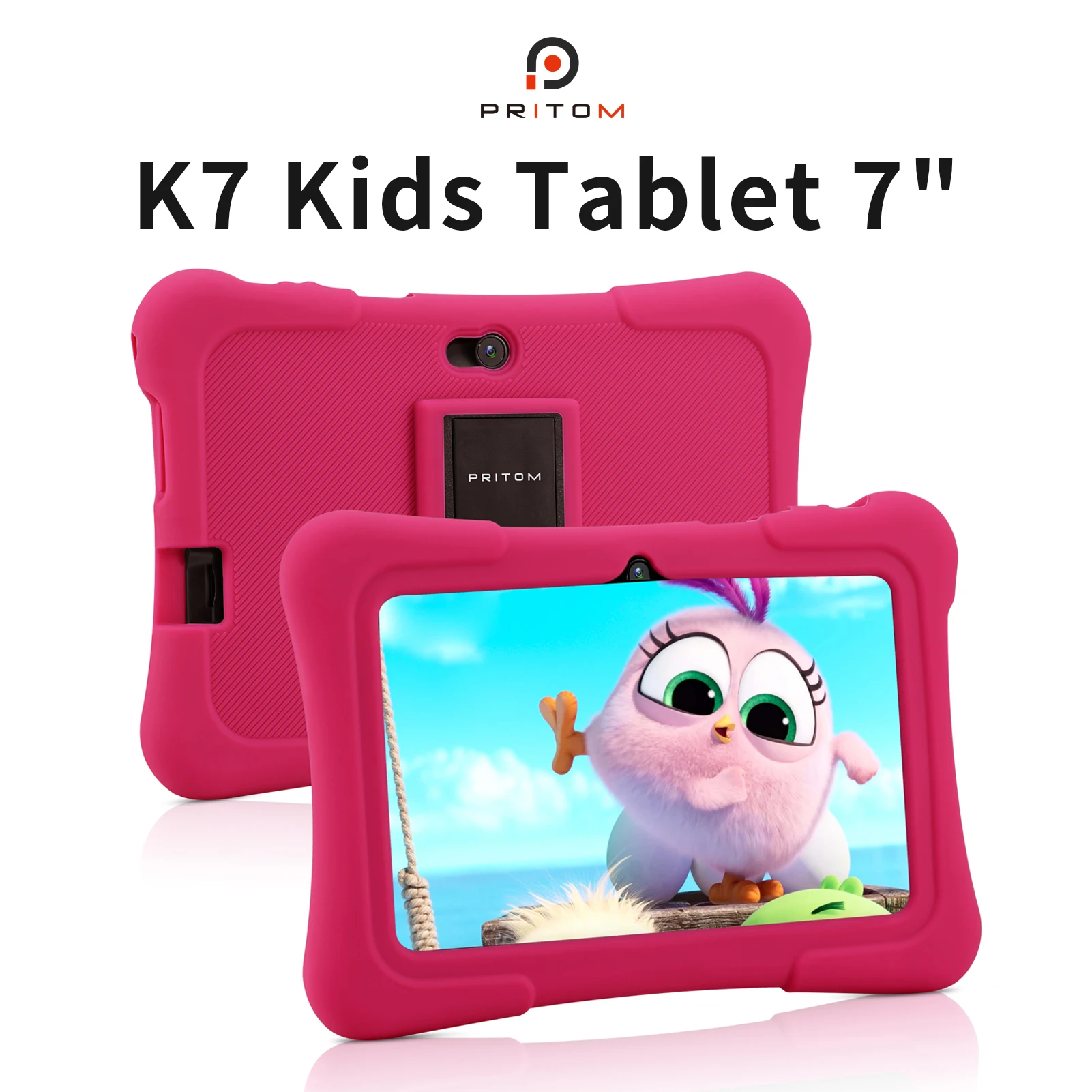 PRITOM 7 Inch Kids Tablet Quad Core Android 10 32GB WiFi Bluetooth Educational Software Installed PRITOM 7 Inch Kids Tablet Quad Core Android 10 32GB WiFi Bluetooth Educational Software Installed