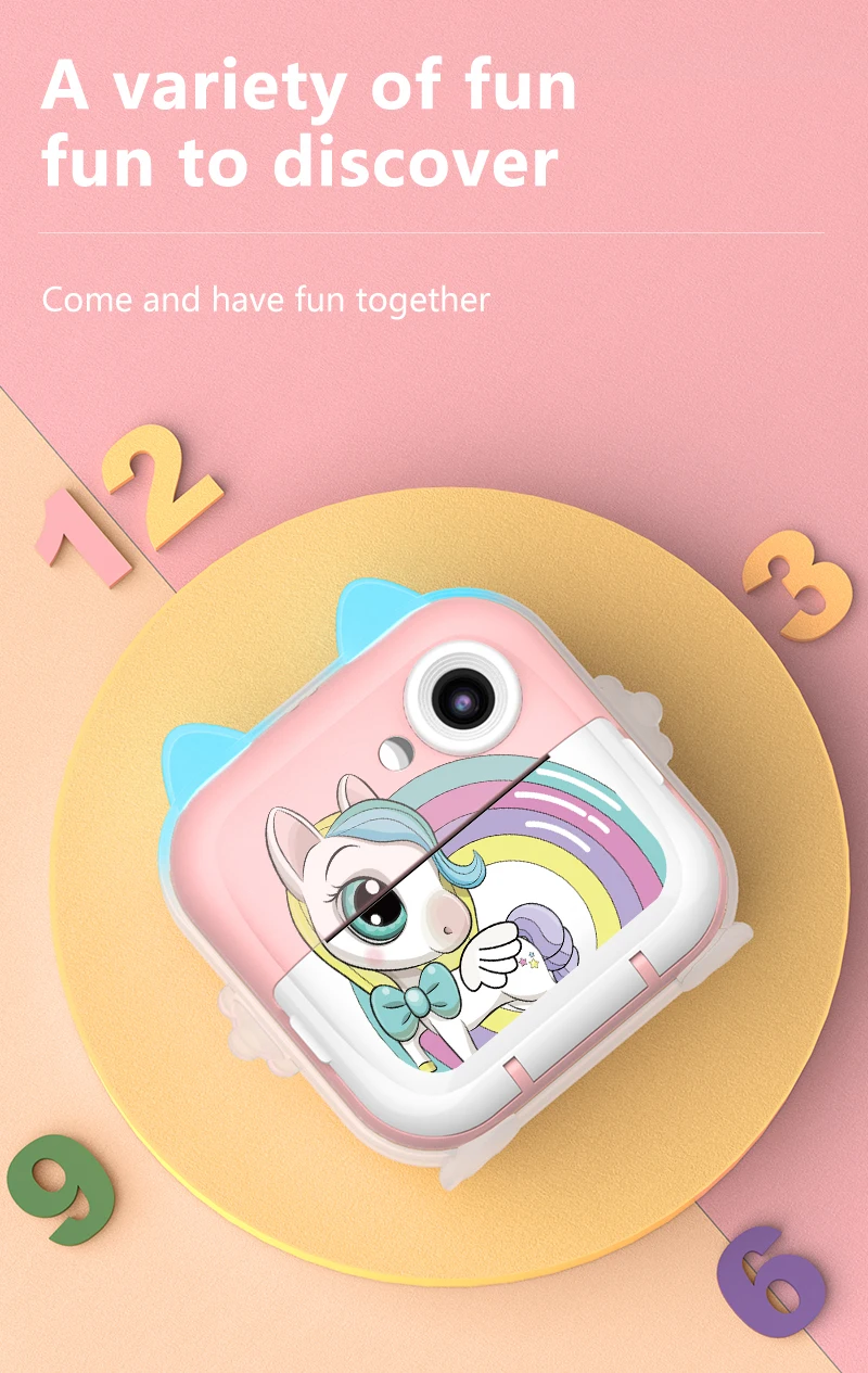 Mini Children Digital Camera For Photography Instant Print Photo Kids Camera Thermal Paper Printer Video Educational Toys Gift Mini Children Digital Camera For Photography Instant Print Photo Kids Camera Thermal Paper Printer Video Educational Toys Gift