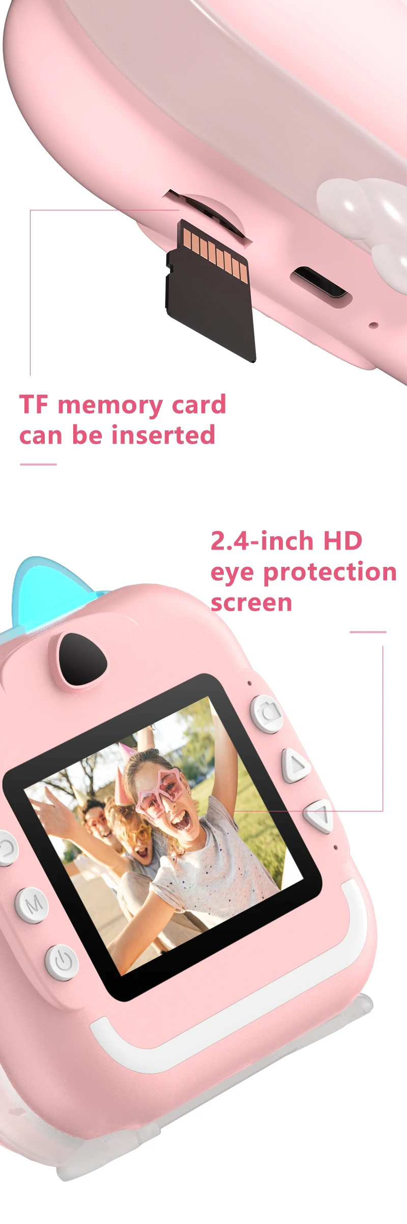 Mini Children Digital Camera For Photography Instant Print Photo Kids Camera Thermal Paper Printer Video Educational Toys Gift Mini Children Digital Camera For Photography Instant Print Photo Kids Camera Thermal Paper Printer Video Educational Toys Gift