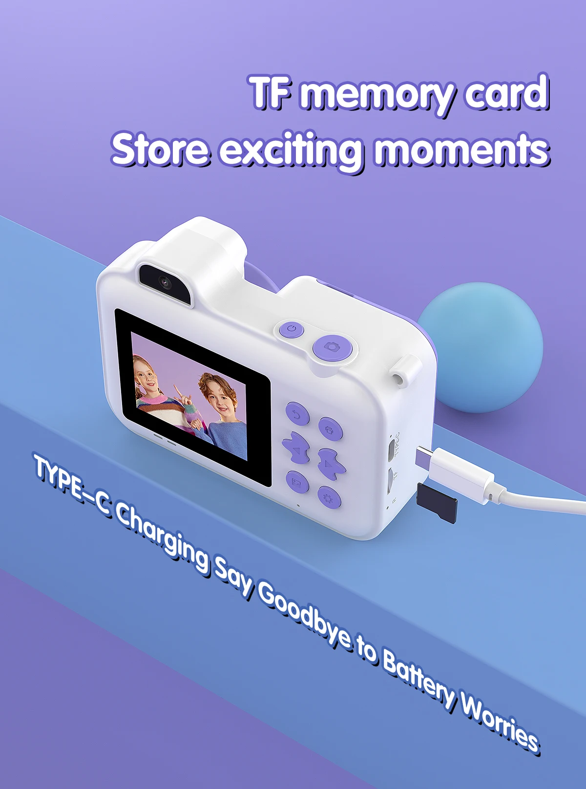Kids Instant Print Camera Mini Digital Photo Camera Photograph Video Record Camera Toys Birthday Gifts For Children Kids Instant Print Camera Mini Digital Photo Camera Photograph Video Record Camera Toys Birthday Gifts For Children