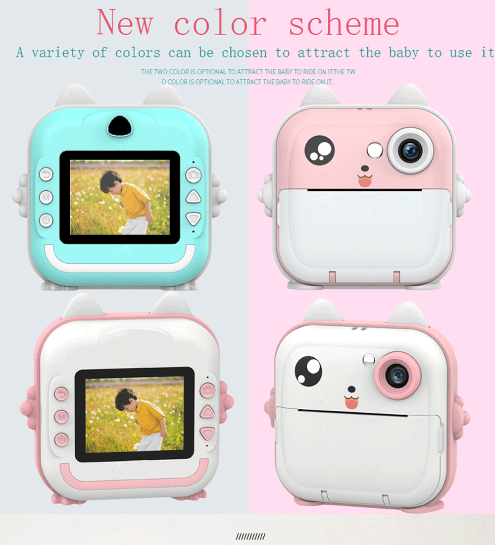 Digital Children Camera For Photography Instant Print Photo Kids Camera Mini Thermal Printer Video Educational Toys Gift Digital Children Camera For Photography Instant Print Photo Kids Camera Mini Thermal Printer Video Educational Toys Gift
