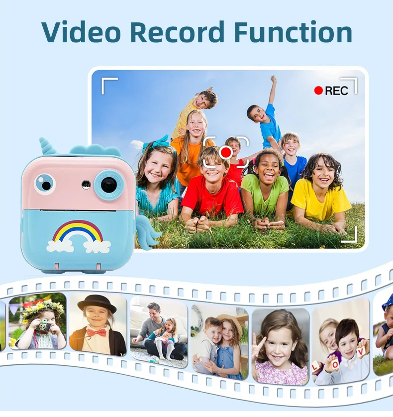 Digital Children Camera For Photography Instant Print Photo Kids Camera Mini Thermal Printer Video Educational Toys Gift Digital Children Camera For Photography Instant Print Photo Kids Camera Mini Thermal Printer Video Educational Toys Gift