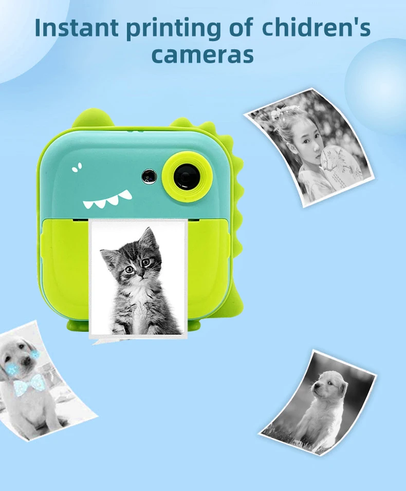 Digital Children Camera For Photography Instant Print Photo Kids Camera Mini Thermal Printer Video Educational Toys Gift Digital Children Camera For Photography Instant Print Photo Kids Camera Mini Thermal Printer Video Educational Toys Gift