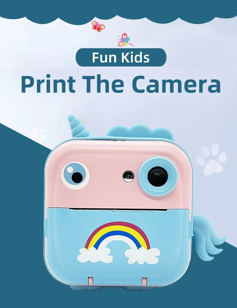 Digital Children Camera For Photography Instant Print Photo Kids Camera Mini Thermal Printer Video Educational Toys Gift Digital Children Camera For Photography Instant Print Photo Kids Camera Mini Thermal Printer Video Educational Toys Gift