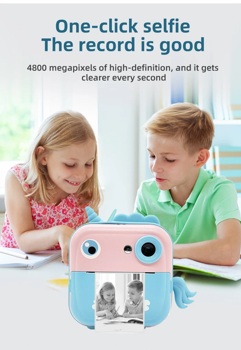Digital Children Camera For Photography Instant Print Photo Kids Camera Mini Thermal Printer Video Educational Toys Gift Digital Children Camera For Photography Instant Print Photo Kids Camera Mini Thermal Printer Video Educational Toys Gift