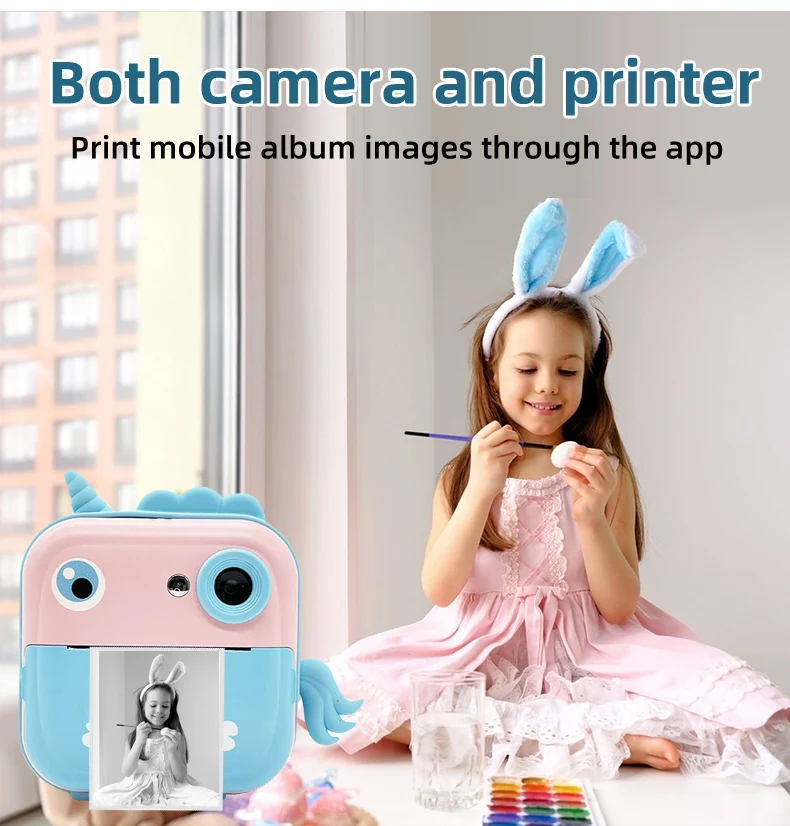 Digital Children Camera For Photography Instant Print Photo Kids Camera Mini Thermal Printer Video Educational Toys Gift Digital Children Camera For Photography Instant Print Photo Kids Camera Mini Thermal Printer Video Educational Toys Gift