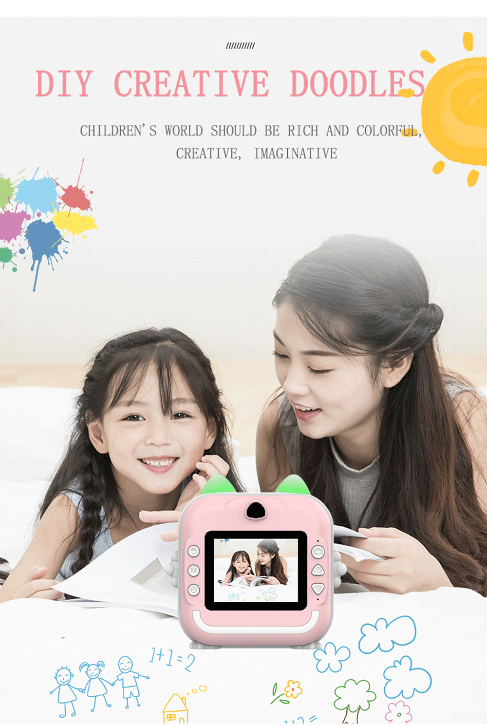 Digital Children Camera For Photography Instant Print Photo Kids Camera Mini Thermal Printer Video Educational Toys Gift Digital Children Camera For Photography Instant Print Photo Kids Camera Mini Thermal Printer Video Educational Toys Gift