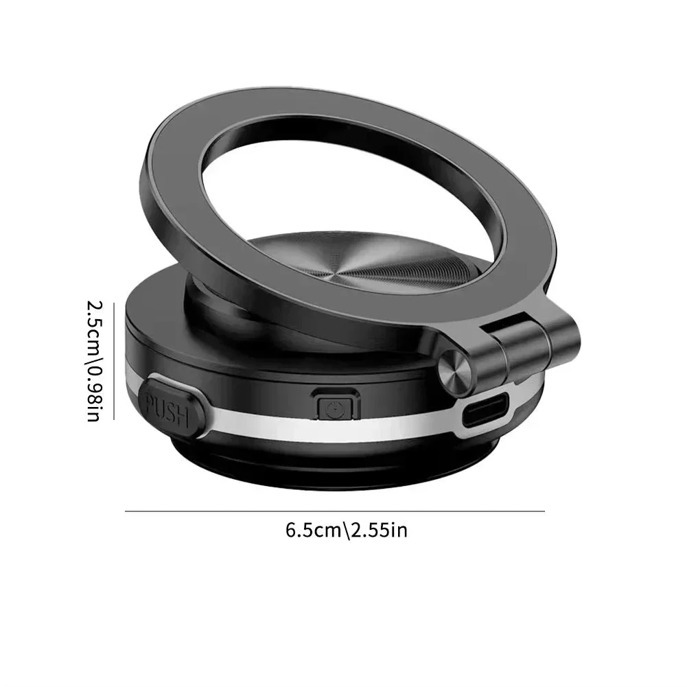 360° Rotation Magnetic Vacuum Car Phone Holder Suction Cup Foldable GPS Stand Bracket For Magsafe iPhone1614 13 12 Pro Max Mount