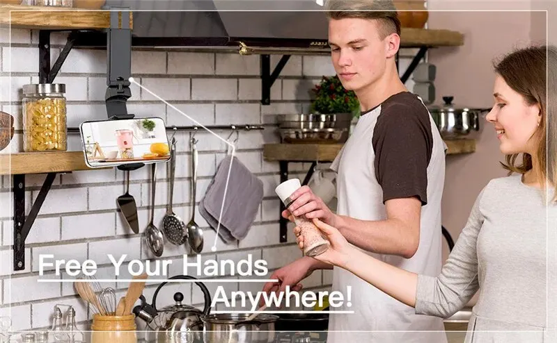 Desk Phone Holder Stand for Travel Flight Airplane Foldable Adjustable Rotatable Selfie Holding Train Seat Stand Support