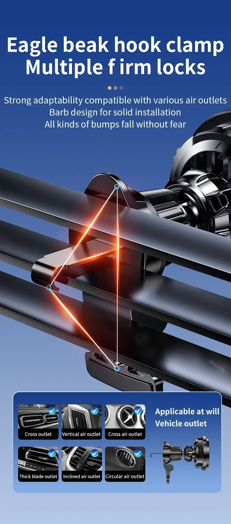 Ice Cooling Magnetic Wireless Car Charger Fast Charging Station for iPhone 16 15 14 13 12 Pro Max MacSafe Car Phone Holder Stand