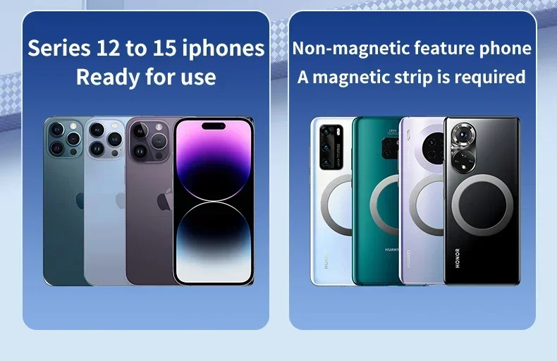 Ice Cooling Magnetic Wireless Car Charger Fast Charging Station for iPhone 16 15 14 13 12 Pro Max MacSafe Car Phone Holder Stand