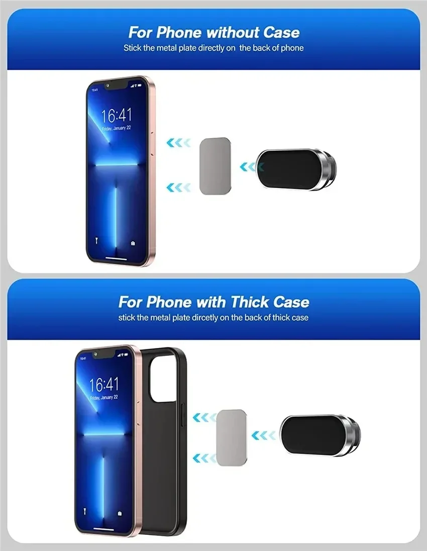 Strong Magnetic Cell Phone Holder Air Vent Magnet Mount GPS Support in Car For iPhone Xiaomi Smartphone Accessories Mobile Stand