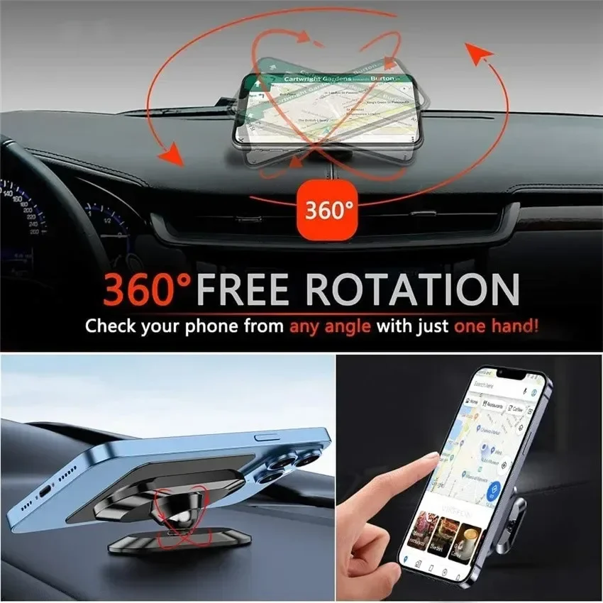 Strong Magnetic Cell Phone Holder Air Vent Magnet Mount GPS Support in Car For iPhone Xiaomi Smartphone Accessories Mobile Stand