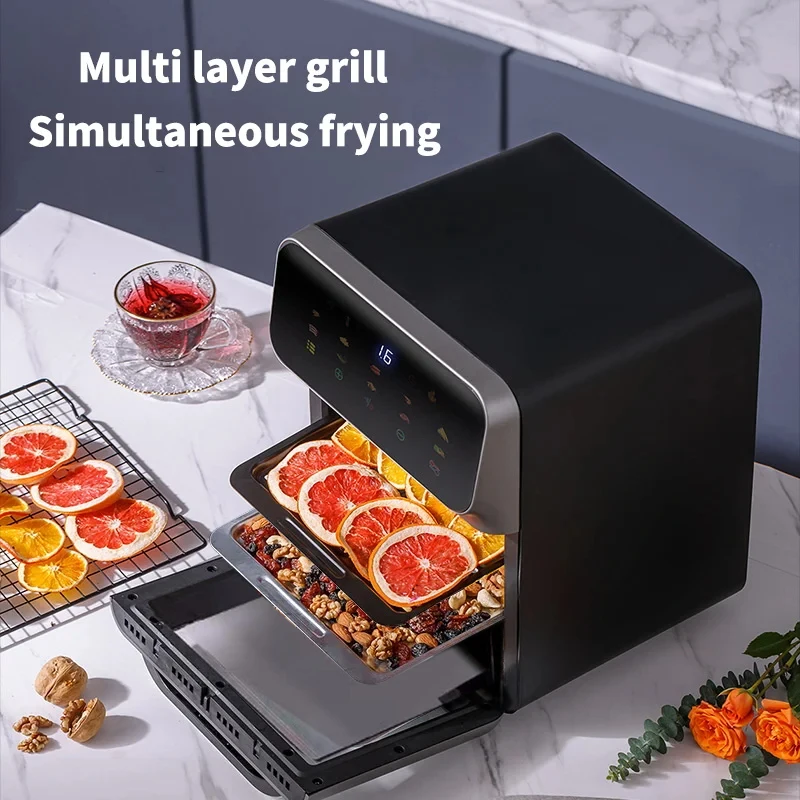 10L Large Capacity Electric Air Fryers Oil-free Automatic Household Kitchen 360°Baking Convection Oven Deep Fryer without Oil 10L Large Capacity Electric Air Fryers Oil-free Automatic Household Kitchen 360°Baking Convection Oven Deep Fryer without Oil