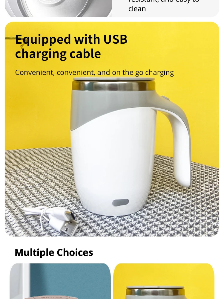 Automatic Stirring Cup Mug Rechargeable Portable Coffee Electric Stirring Stainless Steel Rotating Magnetic Home Drinking Tools Automatic Stirring Cup Mug Rechargeable Portable Coffee Electric Stirring Stainless Steel Rotating Magnetic Home Drinking Tools