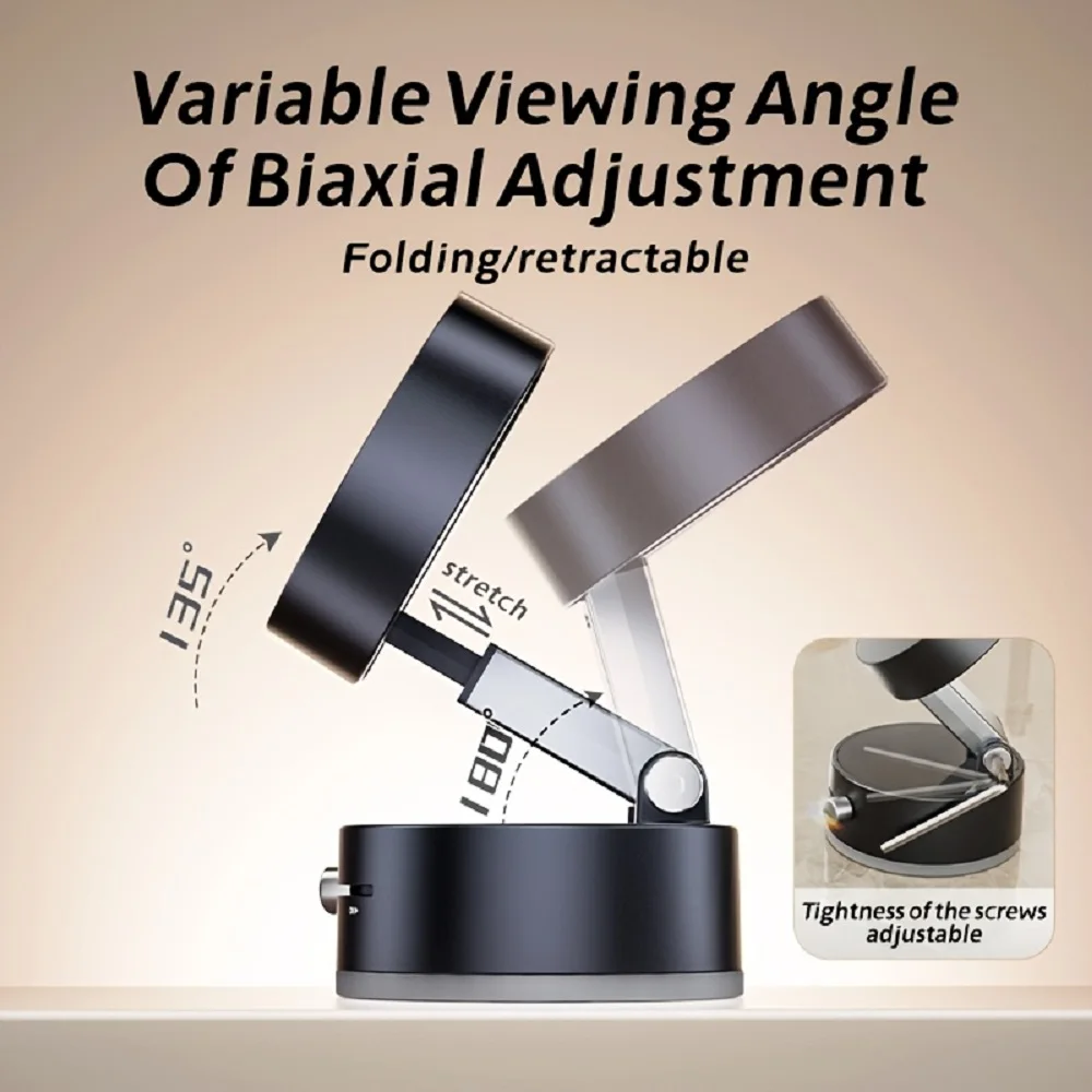 Suction Cup Magnetic Phone Holder Lazy Multi-functional Foldable Storage Holder Vacuum Suction Phone Holder