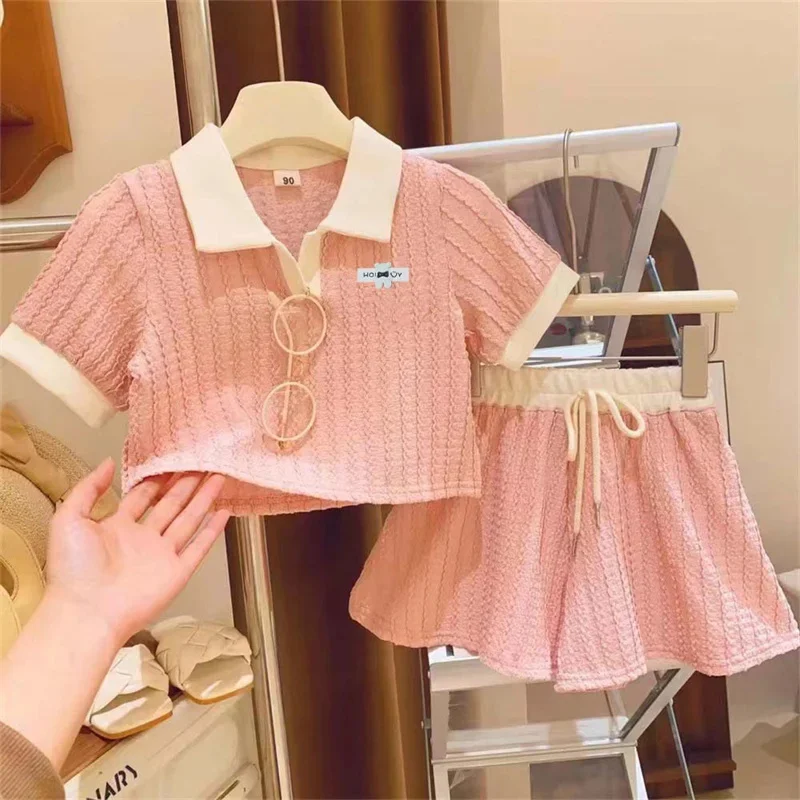 Baby Girls Clothes Set Kids Cute Sweet Casual Short Sleeve Top Pant Outfit Sets Summer Children Comforts Sportswear 2-10Years Baby Girls Clothes Set Kids Cute Sweet Casual Short Sleeve Top Pant Outfit Sets Summer Children Comforts Sportswear 2-10Years